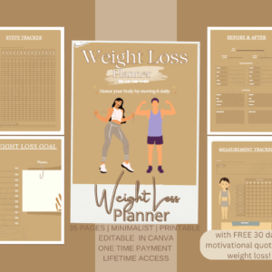 Fit & Fabulous: Your Complete Weight Loss Planner PLR